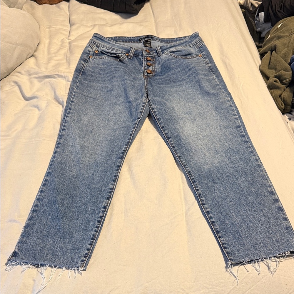 Sincerely Jules Light Blue Straight Leg Jeans